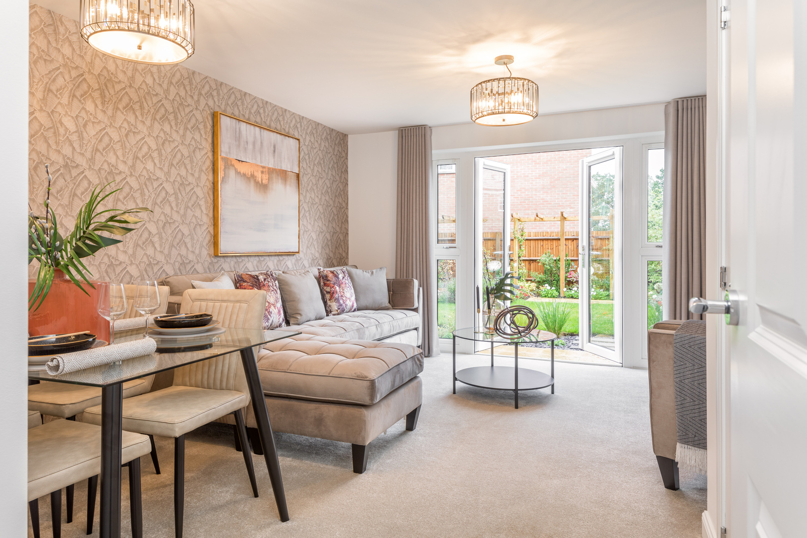 Living and dining room